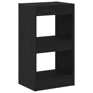 vidaXL Armadio per Libri Rovere Nero 40 x 30 x 71,5 cm