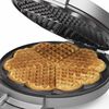 Princess Piastra per Waffle Deluxe per 5 Waffles 1200W Argento e Nero