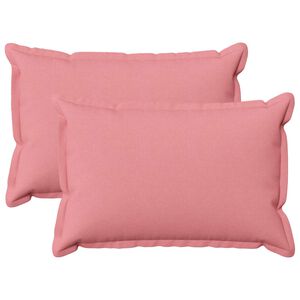 vidaXL Federa 2 pcs HOUTEN Rosa 40 x 60 cm Lino