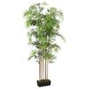 vidaXL Albero Bamb&ugrave; Artificiale 1095 Foglie 150 cm Verde