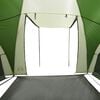 vidaXL Tenda da Campeggio a Cupola per 6 Persone Verde Impermeabile