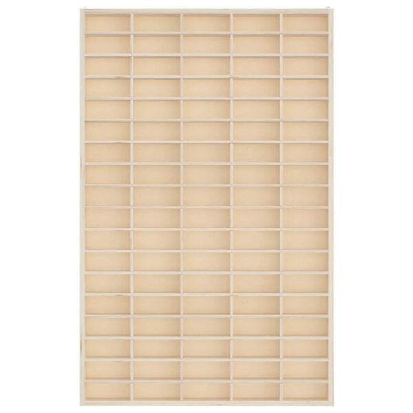 vidaXL Vetrina da collezione in legno con 90 scomparti 50,5x4,5x79 cm