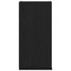 vidaXL Mobiletto da parete in rovere nero 32x20x67 cm in legno ingegnerizzato