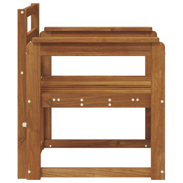 vidaXL Divano da esterno Legno di Acacia Massello Naturale