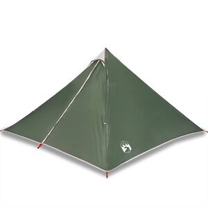 vidaXL Tenda Familiare Tipi per 7 Persone Verde Impermeabile