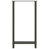 vidaXL Gambe per tavolo da bar antracite 2 pz 60x(110-111) cm in acciaio