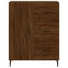 vidaXL Credenza Rovere Marrone 69,5x34x90 cm in Legno Multistrato