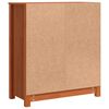 vidaXL Credenza Marrone cerato 70 x 35 x 80 cm Pino massello