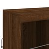 vidaXL Credenza con Luci LED Rovere Marrone 162x37x100 cm