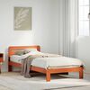 vidaXL Letto senza Materasso Marrone Cera 90x190 cm in Legno di Pino