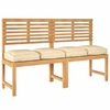 vidaXL Cuscino per seduta pallet 4 pcs Beige 40 x 40 x 8 cm