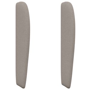 vidaXL Orecchia della Testata Beige Tessuto