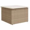 vidaXL Set Divano da Giardino 6 pz con Cuscini Beige Polyrattan Acacia