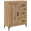 vidaXL Credenza con cassetto Rovere artigianale 69,5 x 34 x 180 cm