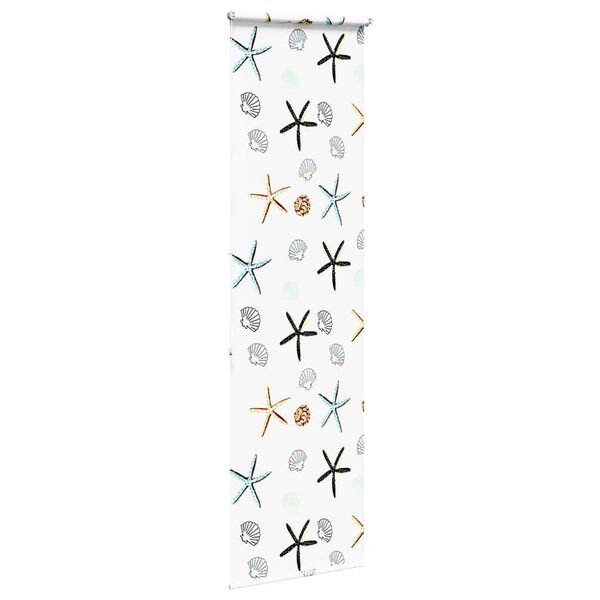 vidaXL Tenda a Rullo Doccia 60x240 cm Larghezza Tessuto 56 cm