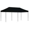 vidaXL Tenda Party 292 x 580 x 315 cm Nero Tessuto Oxford