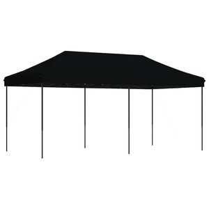 vidaXL Tenda Party 292 x 580 x 315 cm Nero Tessuto Oxford