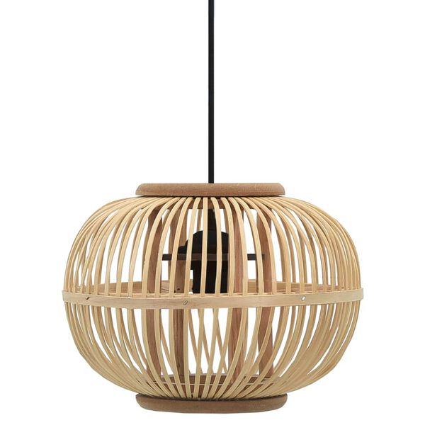 vidaXL Lampadario da Soffitto in Salice 40 W 30x22 cm Globo E27