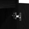 vidaXL Credenza con Cassetti Rovere Nero 100,5x35x76 cm Truciolato