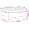 vidaXL Fioriera da Giardino Ambra 82,5x82,5x39 cm Legno Massello Pino