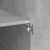 vidaXL Credenza Grigio Cemento 70x42,5x185 cm in Legno Ingegnerizzato