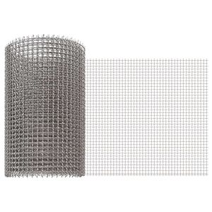 vidaXL Rete per schermatura 20 x 200 cm 3 Mesh Argento