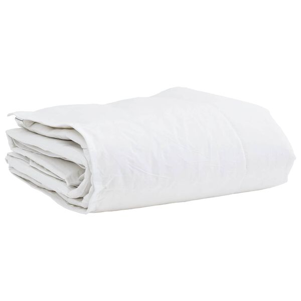 vidaXL Duvet Invernale con cuscino 2 pcs Bianco Piuma d'anatra
