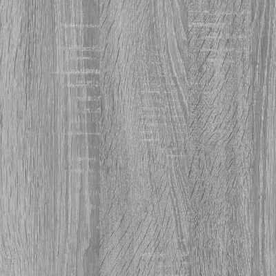 vidaXL Credenza Grigio Sonoma 69,5x34x180 cm in Legno Multistrato