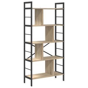 vidaXL Libreria 9 livelli 75 x 30 x 156 cm Legno ingegnerizzato