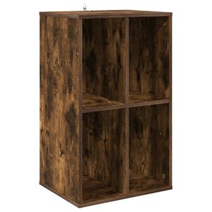vidaXL Mobile porta vinili Rovere Fumo 44,5 x 36,5 x 74,5 cm