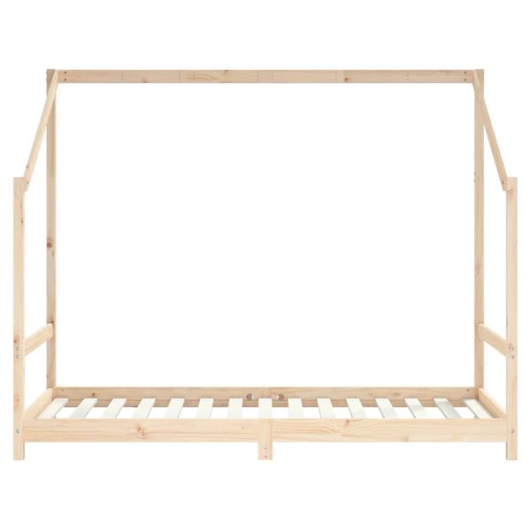 vidaXL Giroletto per Bambini 90x190 cm in Legno Massello di Pino