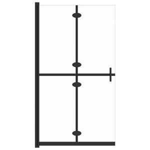 vidaXL Parete per Doccia Walk-in Pieghevole in Vetro ESG 70x190 cm
