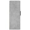 vidaXL Mobili a Parete 2 pz Grigio Cemento 69,5x34x90 cm
