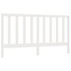 vidaXL Testiera per Letto Bianca 186x4x100cm in Legno Massello di Pino