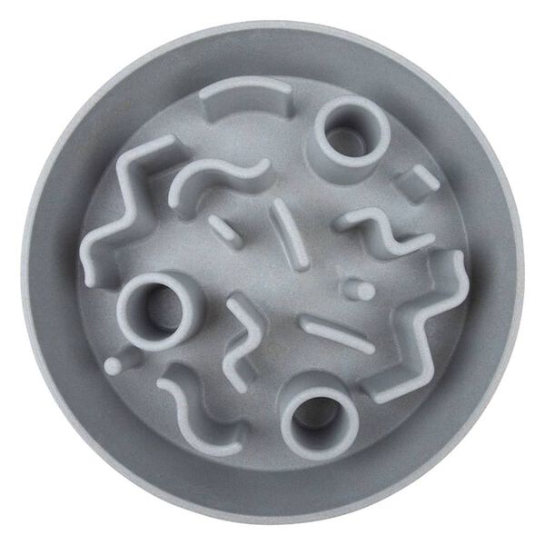 DISTRICT70 Ciotola Anti-Ingozzamento per Cani Bamb&ugrave; 28 cm Blu Ghiaccio