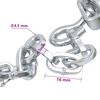 vidaXL Catene da Neve per Pneumatici 2 pz 16 mm SUV 4x4 Misura 450