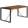 vidaXL Tavolo da Pranzo 160x80x75 cm in Legno Massello di Acacia