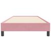vidaXL Letto a Molle senza Materasso Rosa 90x220 cm Velluto