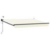 vidaXL Tettuccio Elettrico Retrattile Crema 3,5 x 2 m