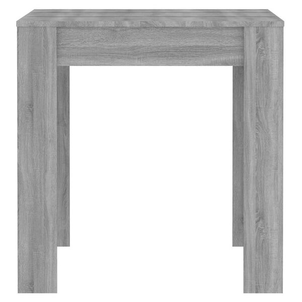 vidaXL Tavolo da Pranzo Grigio Sonoma 140x74,5x76 cm Legno Multistrato