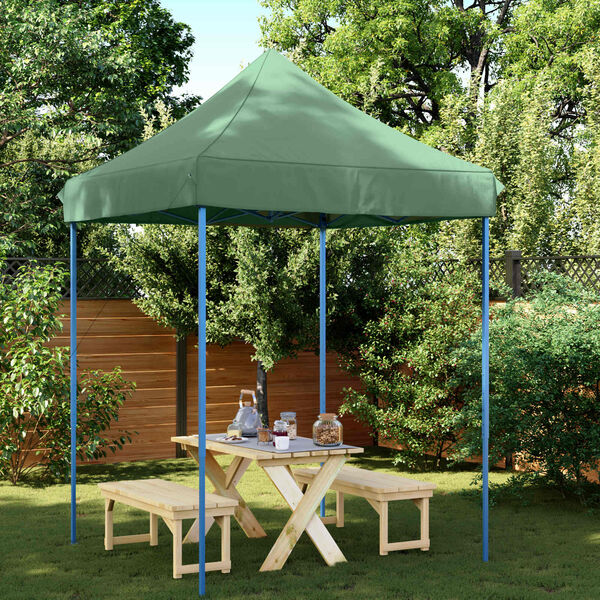 vidaXL Tenda Party Verde 200 x 200 x 306 cm Tessuto Oxford