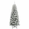vidaXL Albero di Natale artificiale con 300 LED Bianco 240 cm