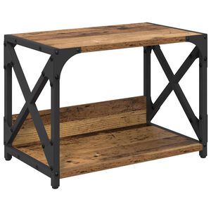 vidaXL Supporto per Stampante Legno vecchio 44 x 26 x 31.5 cm