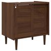 vidaXL Armadio sottolavello BILBAO Caramello scuro 75 x 50 x 80 cm