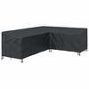 vidaXL Copertura per mobili 260 x 210 x 80 cm Tessuto Oxford 420D Nero