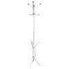 vidaXL Appendiabiti Bianco 176 cm in Ferro Verniciato a Polvere