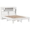 vidaXL Letto senza Materasso Bianco 140x190 cm Legno Massello di Pino