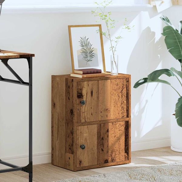 vidaXL Libreria Legno Vecchio 40x24x52 cm in Legno Multistrato