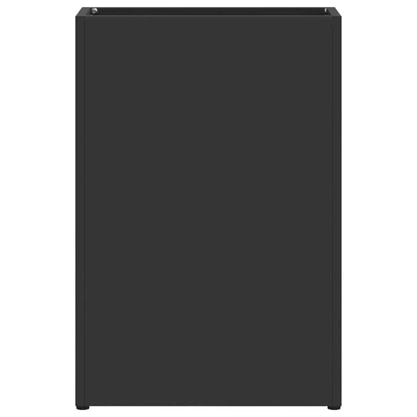 vidaXL Supporto per Ombrellone Nero 28 x 12 x 41 cm Acciaio