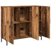 vidaXL Credenza Legno Antico 90x34x80 cm in Legno Multistrato